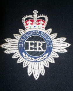 Medium Embroidered Badge - HM Prison Service